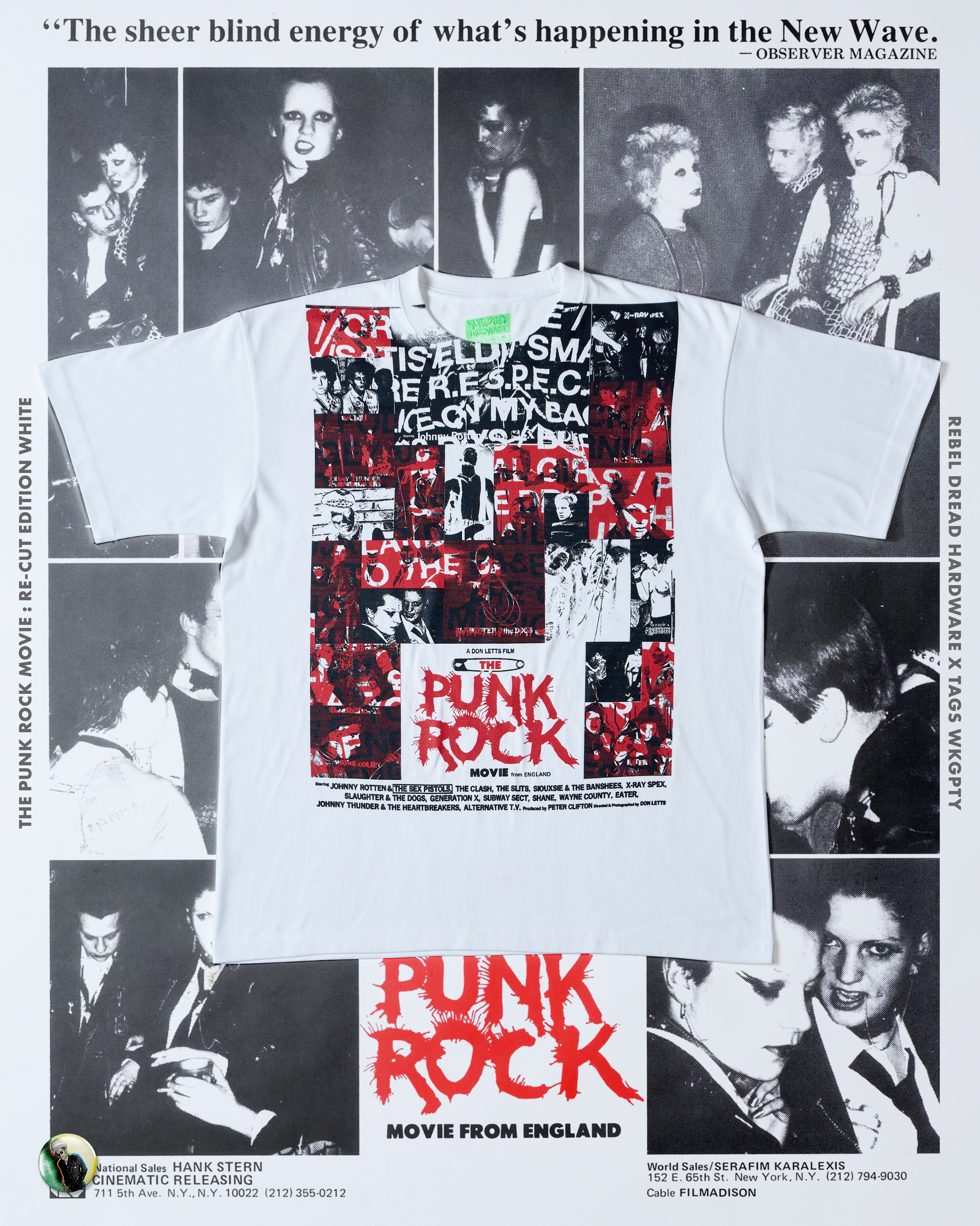 THE PUNK ROCK MOVIE : RE-CUT EDITION Tshirts – REBEL DREAD HARDWARE