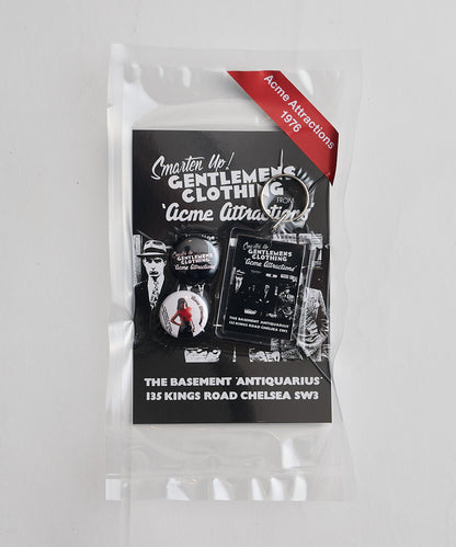 ACME ATTRACTIONS PIN BUTTON SET