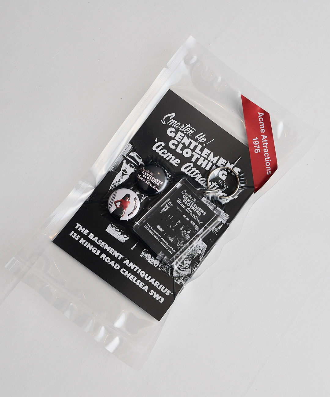 ACME ATTRACTIONS PIN BUTTON SET